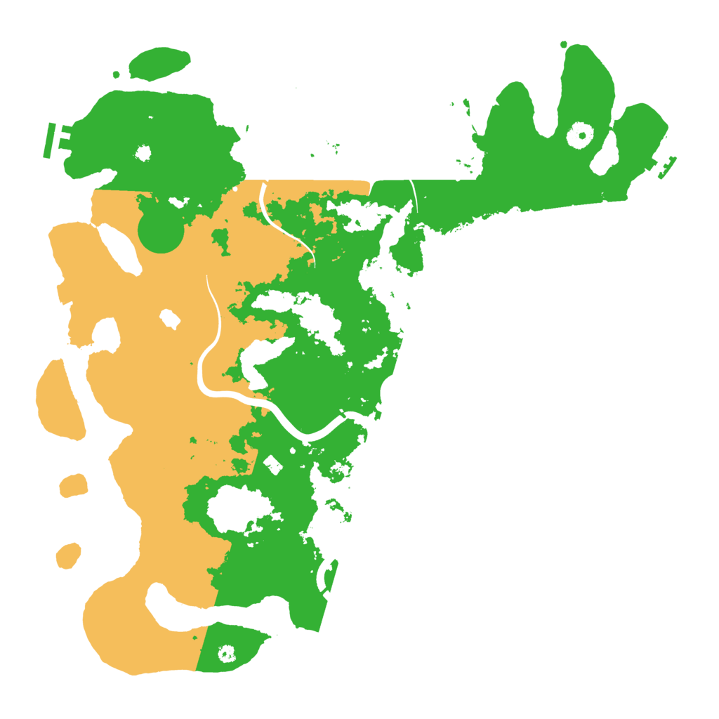 Biome Rust Map: Procedural Map, Size: 4096, Seed: 3500