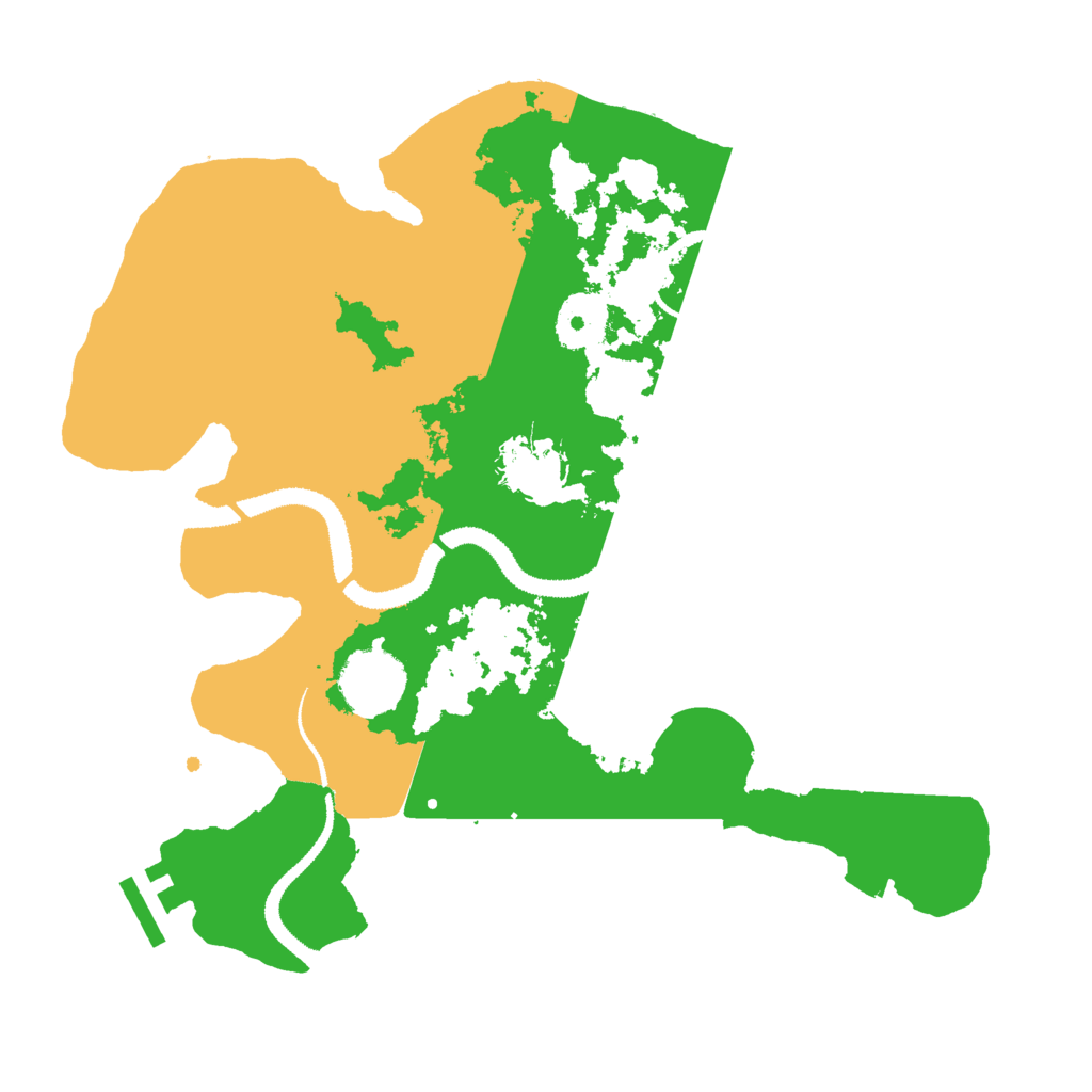 Biome Rust Map: Procedural Map, Size: 3000, Seed: 84000853