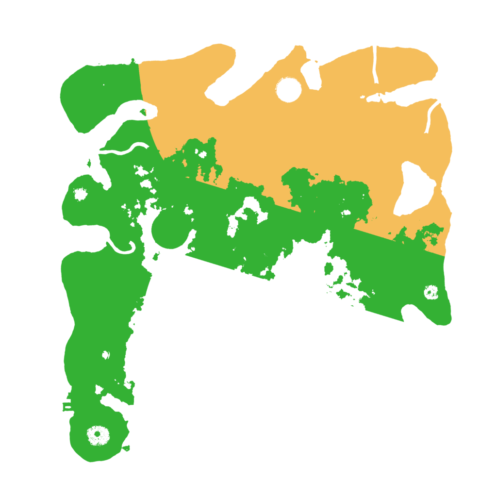 Biome Rust Map: Procedural Map, Size: 3500, Seed: 254739317