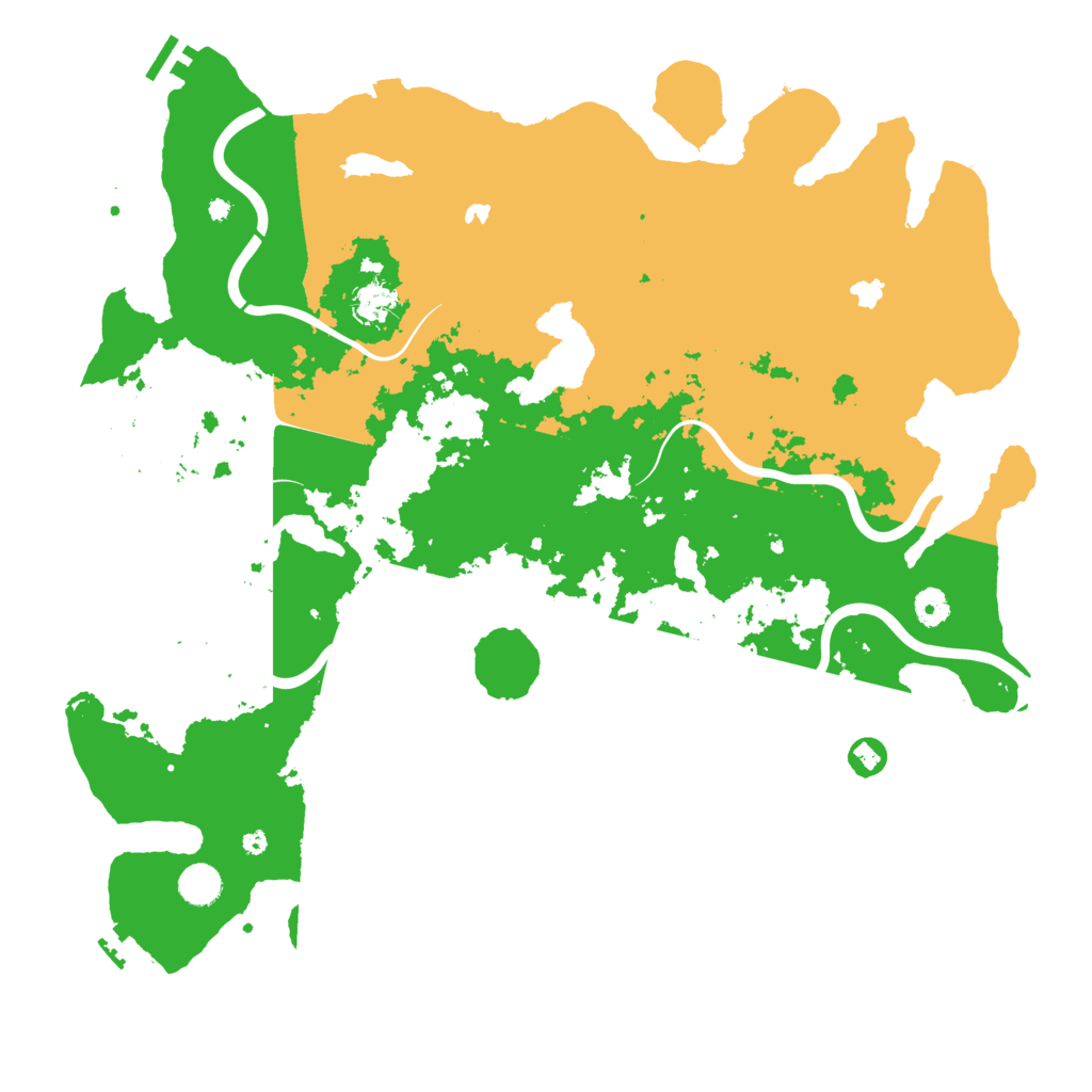 Biome Rust Map: Procedural Map, Size: 4500, Seed: 1831653432