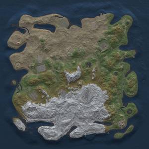 Thumbnail Rust Map: Procedural Map, Size: 4250, Seed: 67590378, 19 Monuments