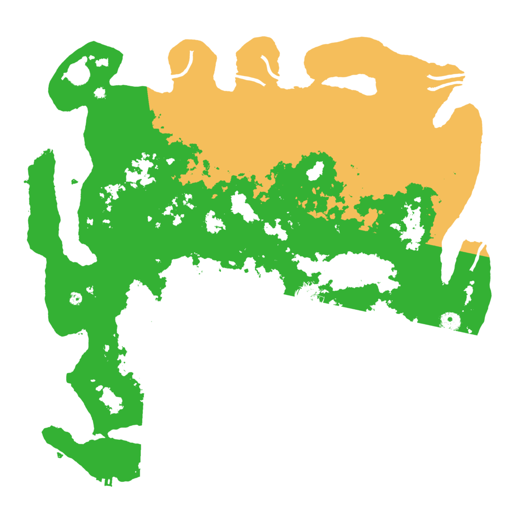 Biome Rust Map: Procedural Map, Size: 4250, Seed: 189510553