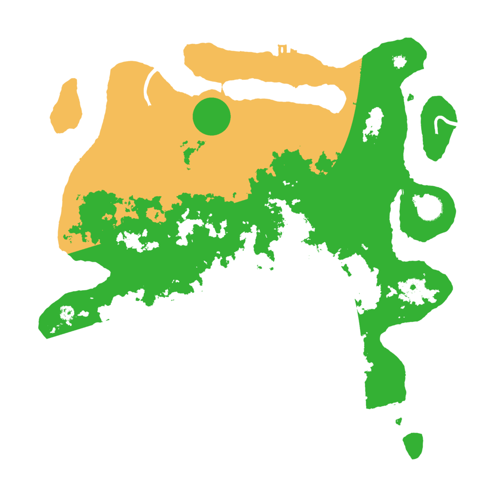 Biome Rust Map: Procedural Map, Size: 3500, Seed: 133238170