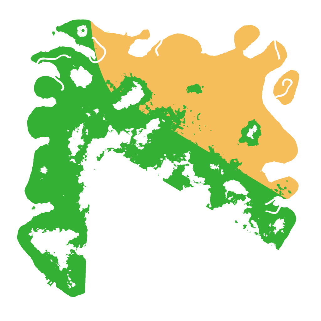 Biome Rust Map: Procedural Map, Size: 4250, Seed: 998009