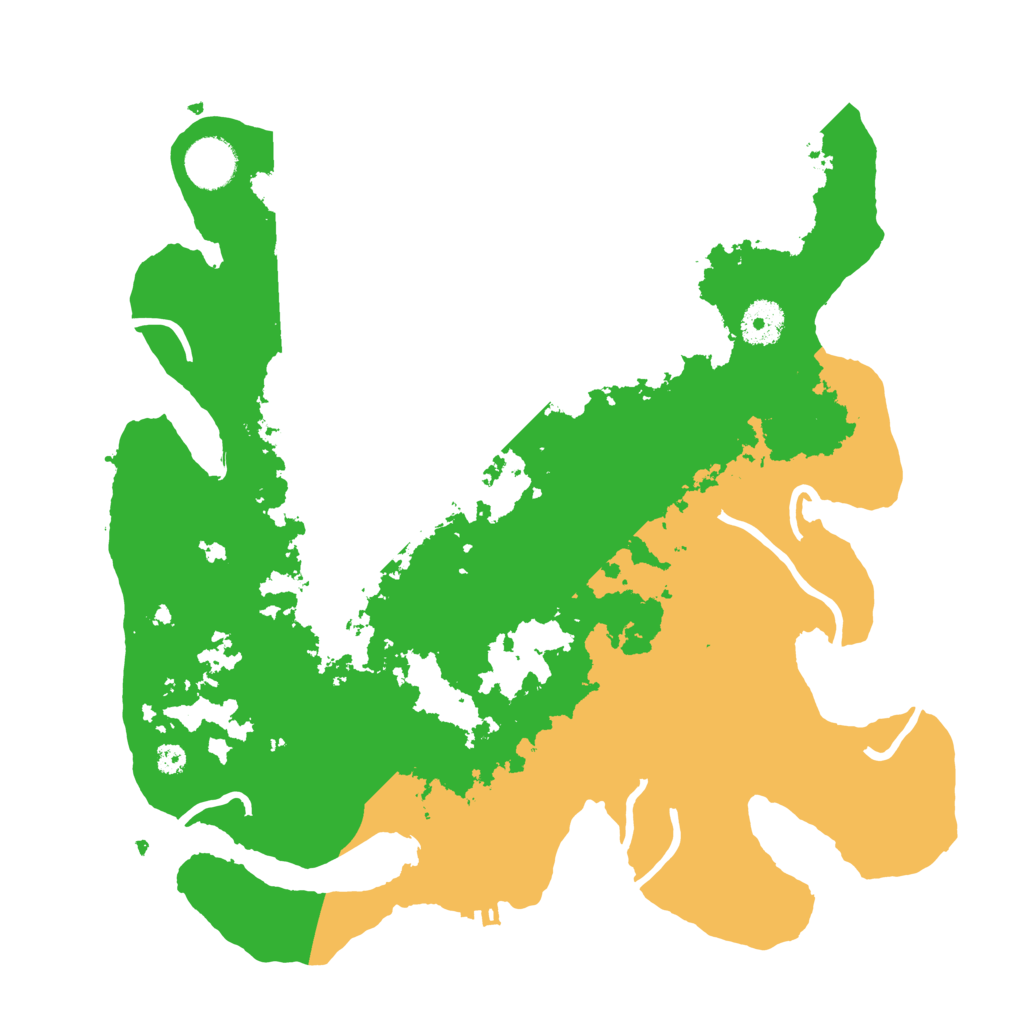 Biome Rust Map: Procedural Map, Size: 3500, Seed: 1354109322