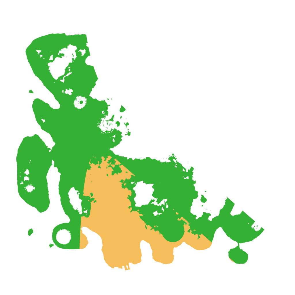 Biome Rust Map: Procedural Map, Size: 3500, Seed: 249208136