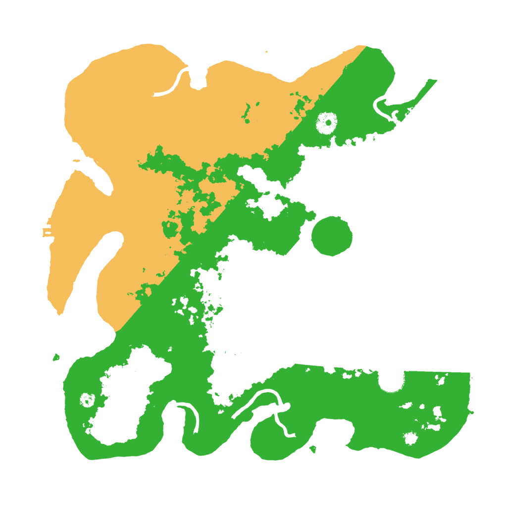 Biome Rust Map: Procedural Map, Size: 3500, Seed: 94828389