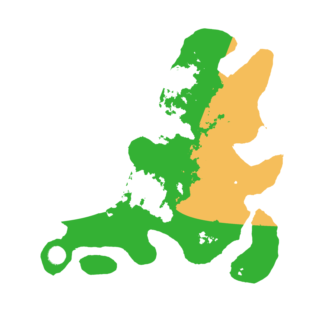 Biome Rust Map: Barren, Size: 3000, Seed: 22758