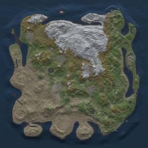 Thumbnail Rust Map: Procedural Map, Size: 4250, Seed: 379351045, 20 Monuments