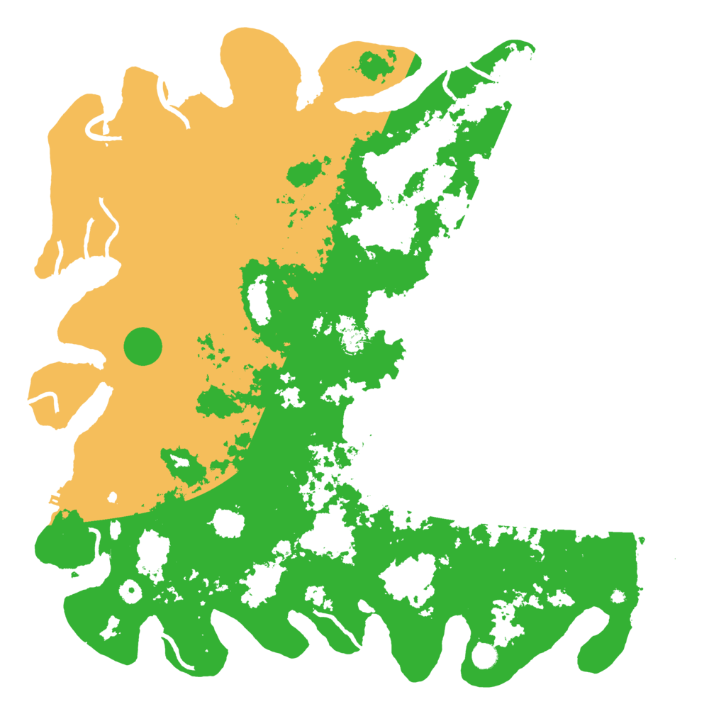 Biome Rust Map: Procedural Map, Size: 5000, Seed: 25791