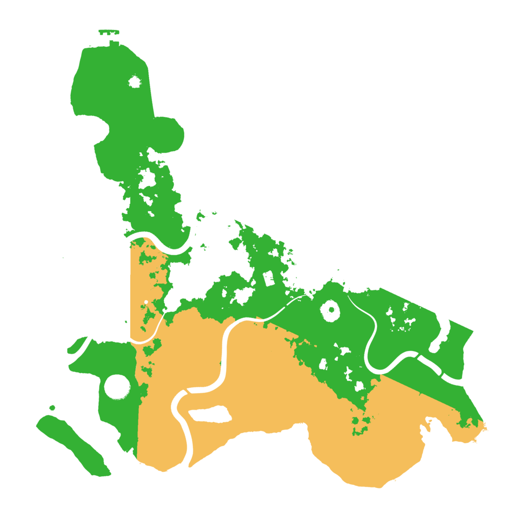 Biome Rust Map: Procedural Map, Size: 3850, Seed: 26547892