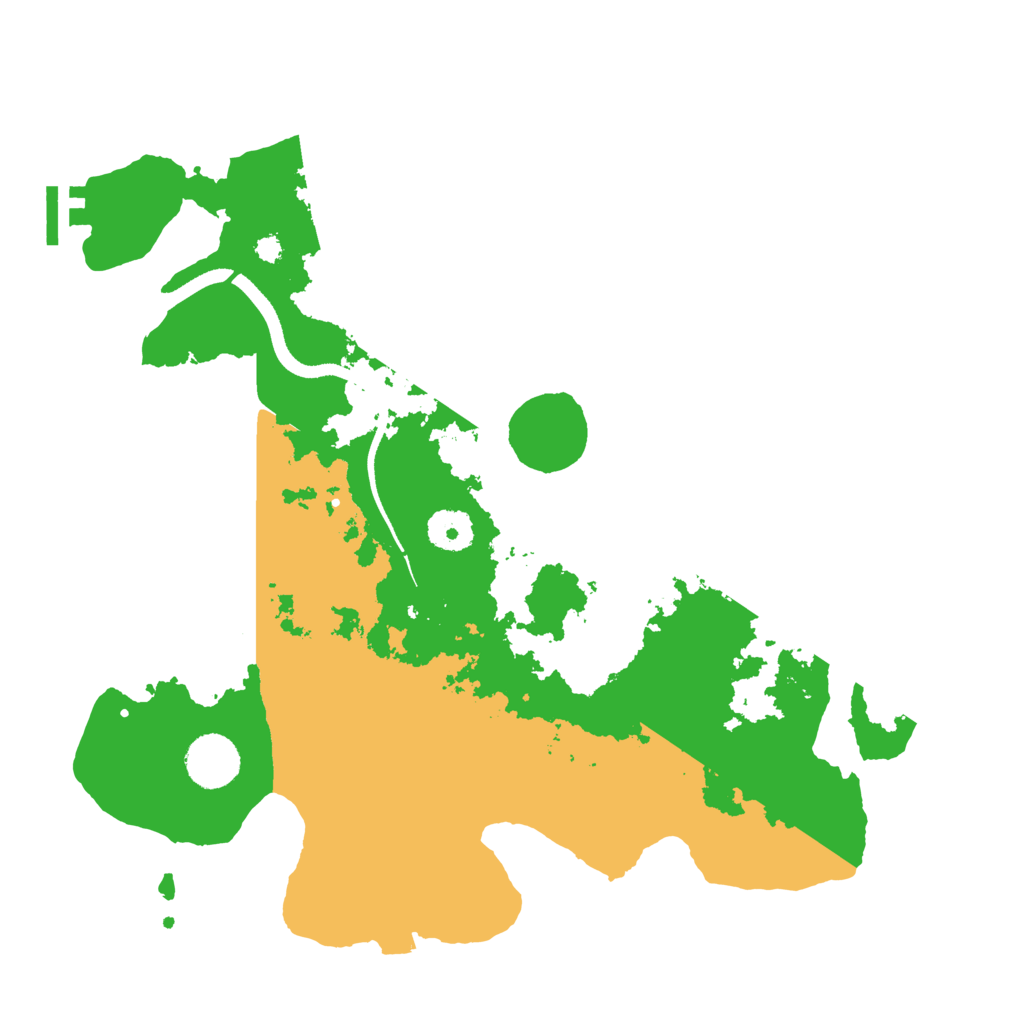Biome Rust Map: Procedural Map, Size: 3500, Seed: 1354156917