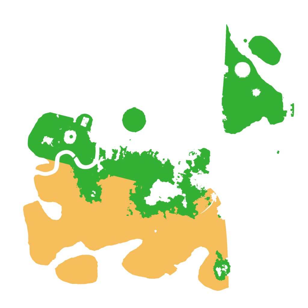 Biome Rust Map: Procedural Map, Size: 3500, Seed: 1351