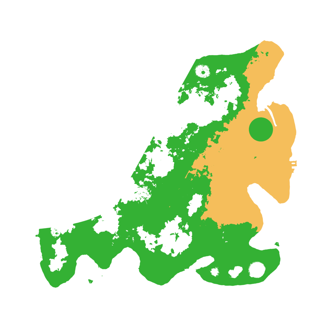 Biome Rust Map: Procedural Map, Size: 3500, Seed: 89075693
