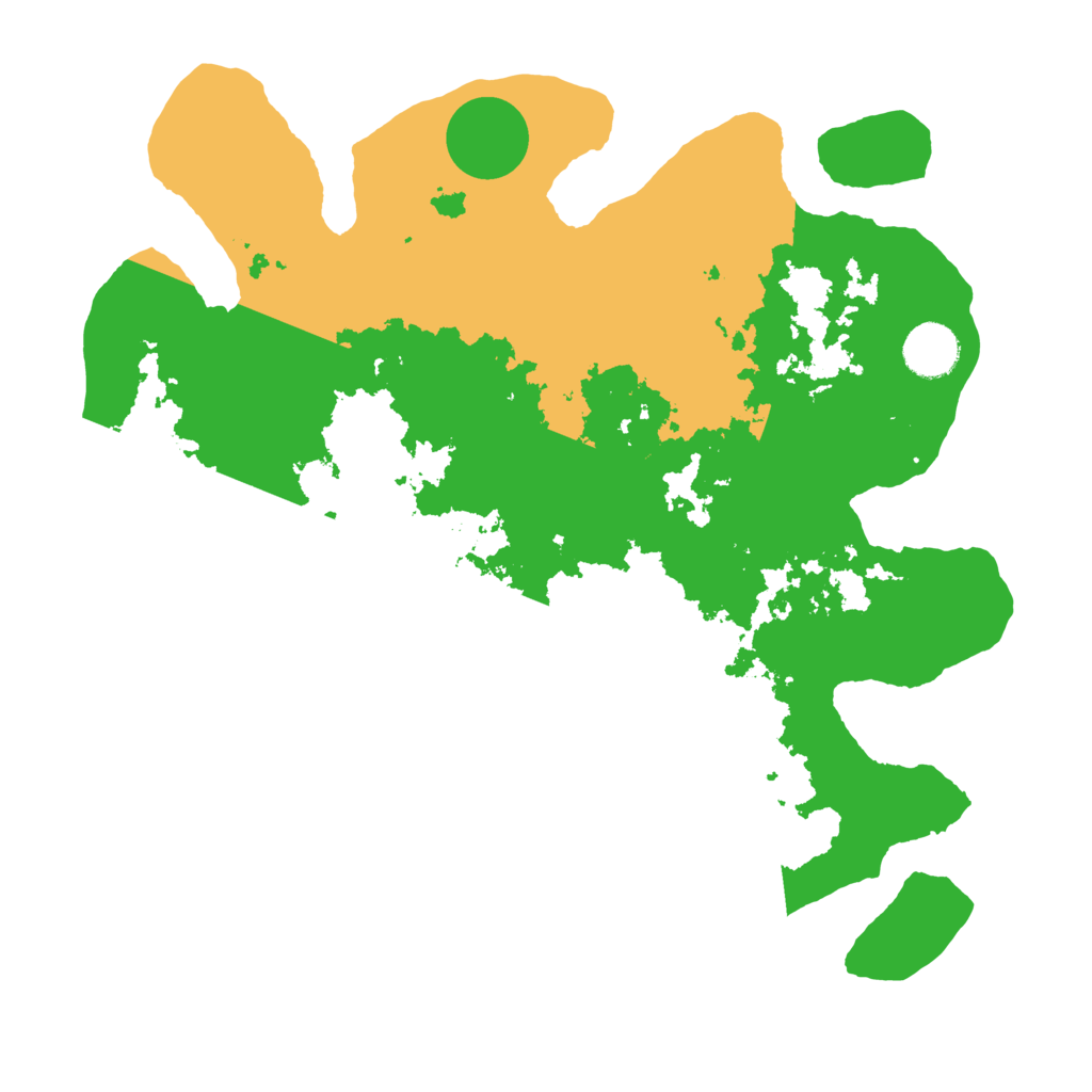 Biome Rust Map: Barren, Size: 3500, Seed: 1599949709