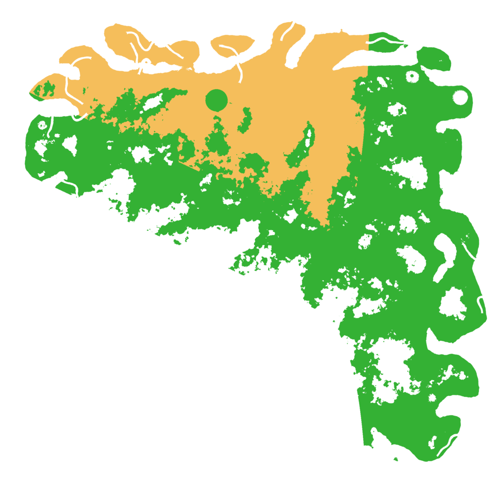 Biome Rust Map: Procedural Map, Size: 6000, Seed: 1381394734