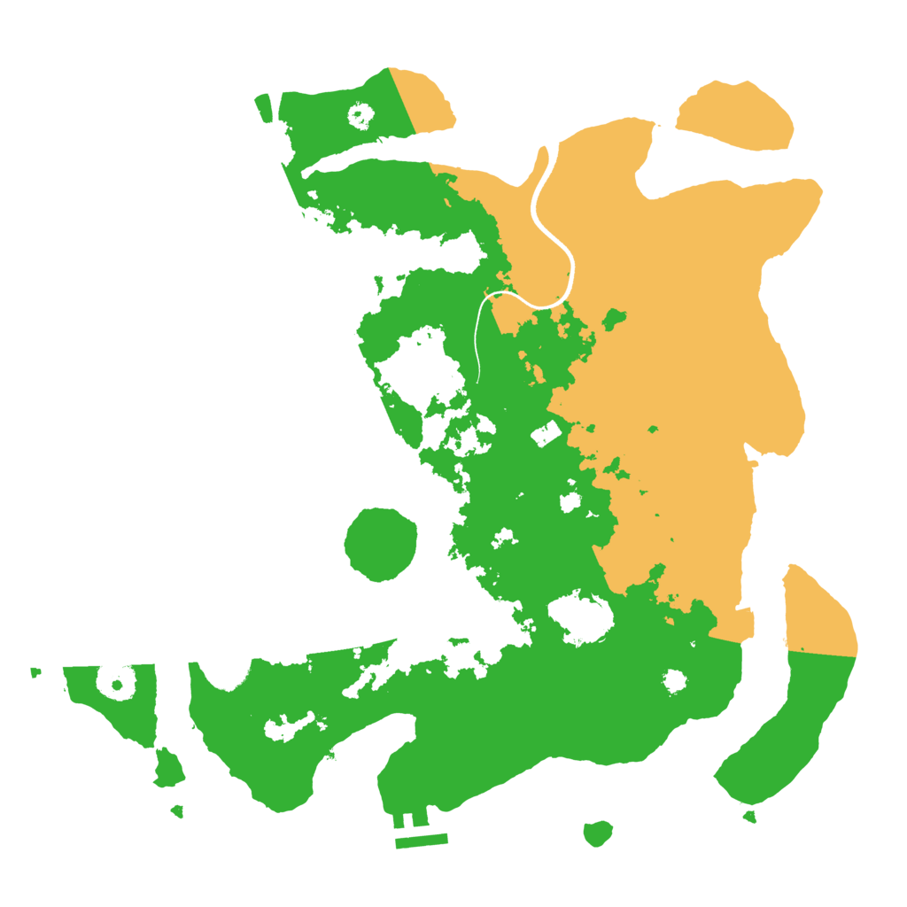 Biome Rust Map: Procedural Map, Size: 3500, Seed: 1881082160