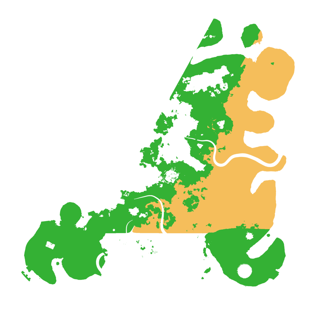 Biome Rust Map: Procedural Map, Size: 3850, Seed: 33317945