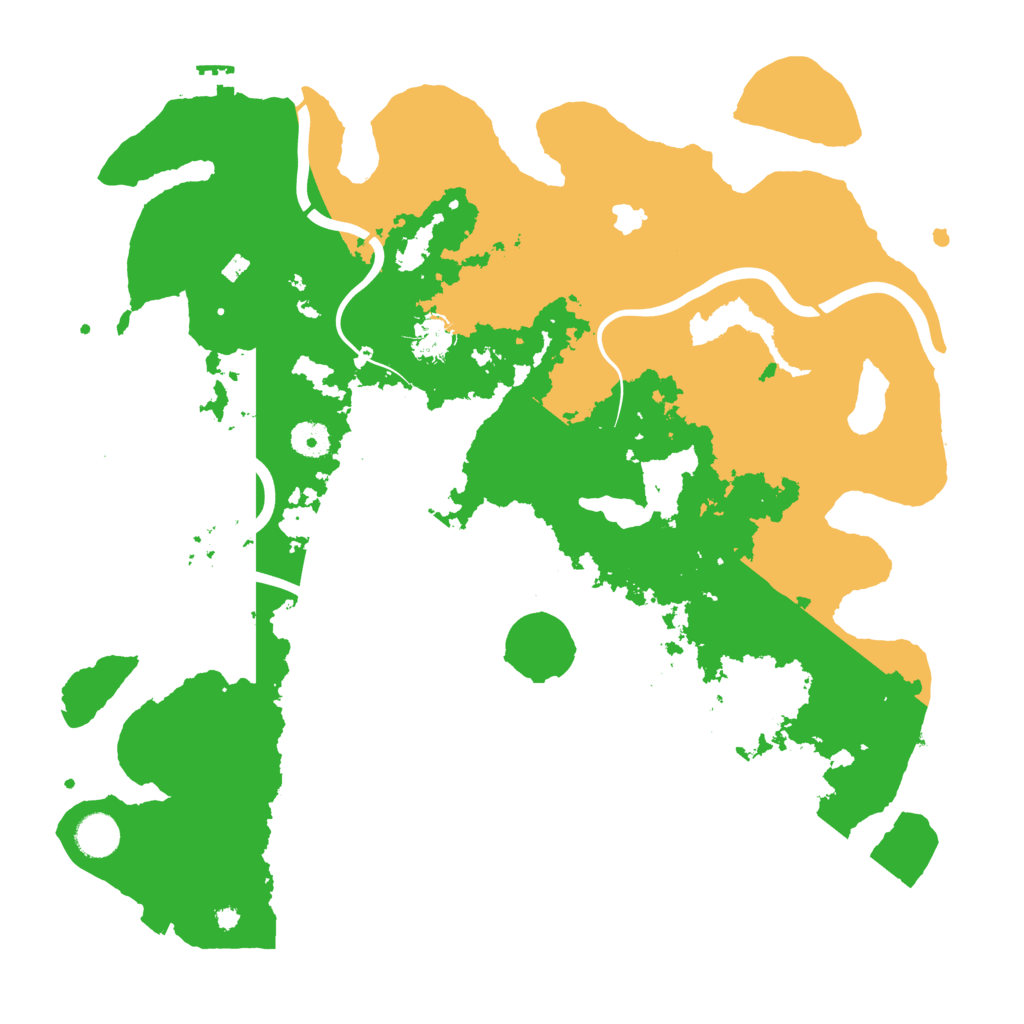 Biome Rust Map: Procedural Map, Size: 4100, Seed: 34230