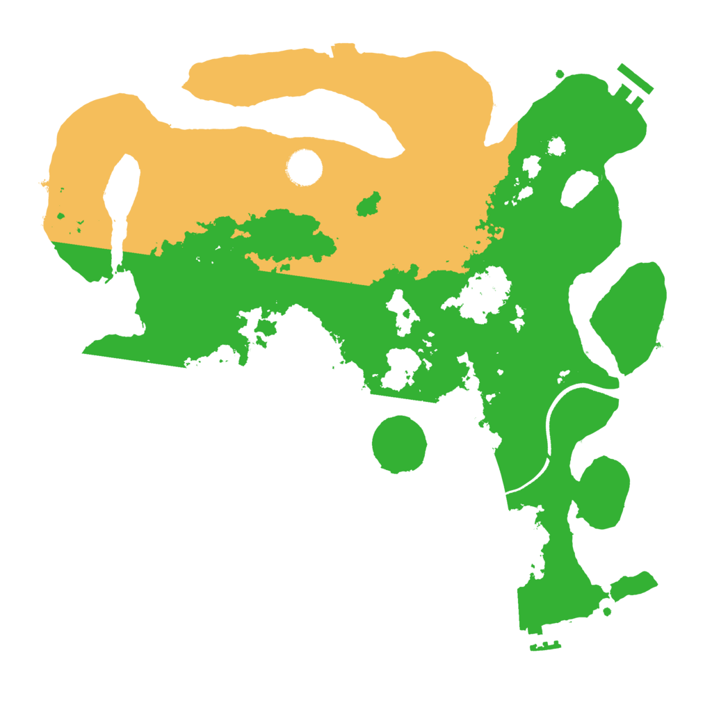 Biome Rust Map: Procedural Map, Size: 3500, Seed: 507412974