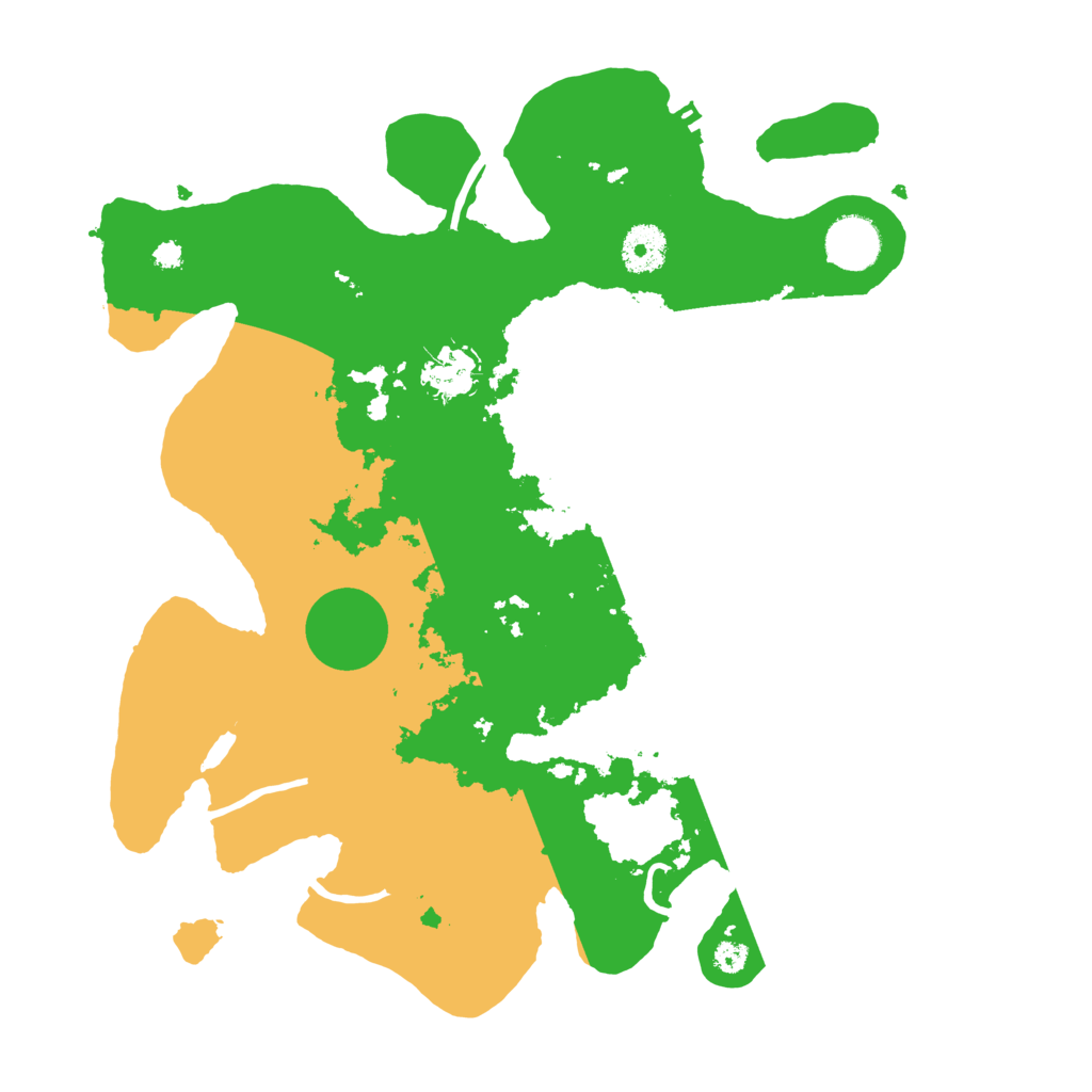Biome Rust Map: Procedural Map, Size: 3500, Seed: 466978973
