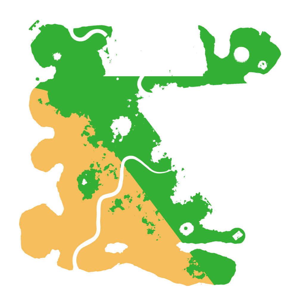 Biome Rust Map: Procedural Map, Size: 3500, Seed: 1001366721