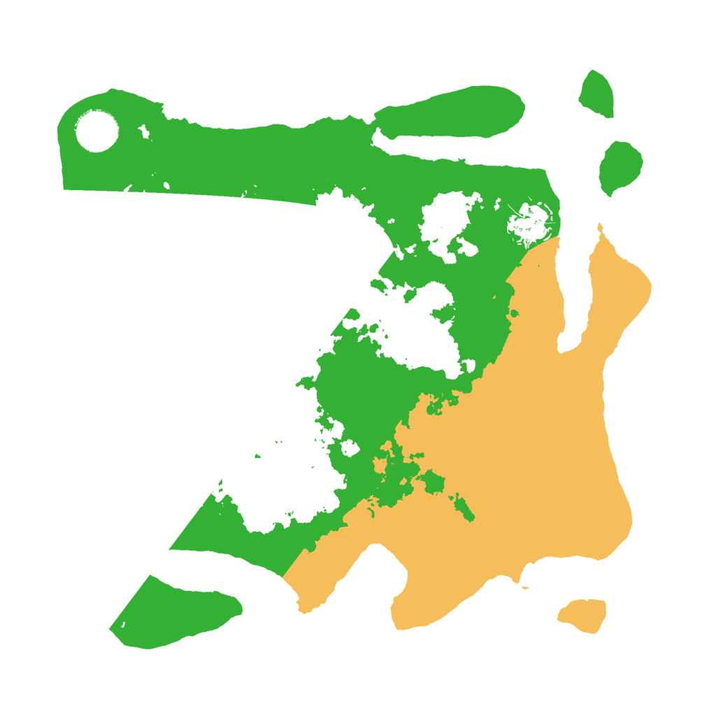 Biome Rust Map: Barren, Size: 3000, Seed: 1730563