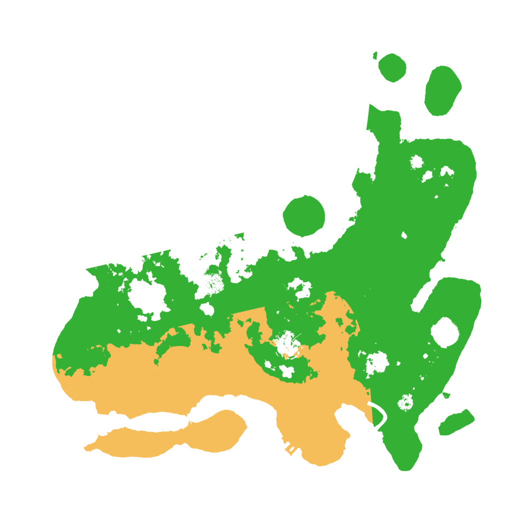 Biome Rust Map: Procedural Map, Size: 3500, Seed: 588741183