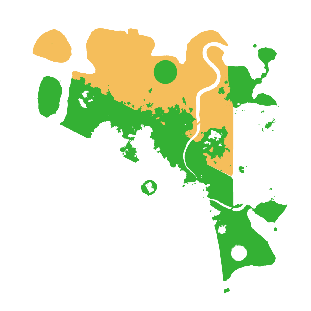 Biome Rust Map: Procedural Map, Size: 3500, Seed: 97094031