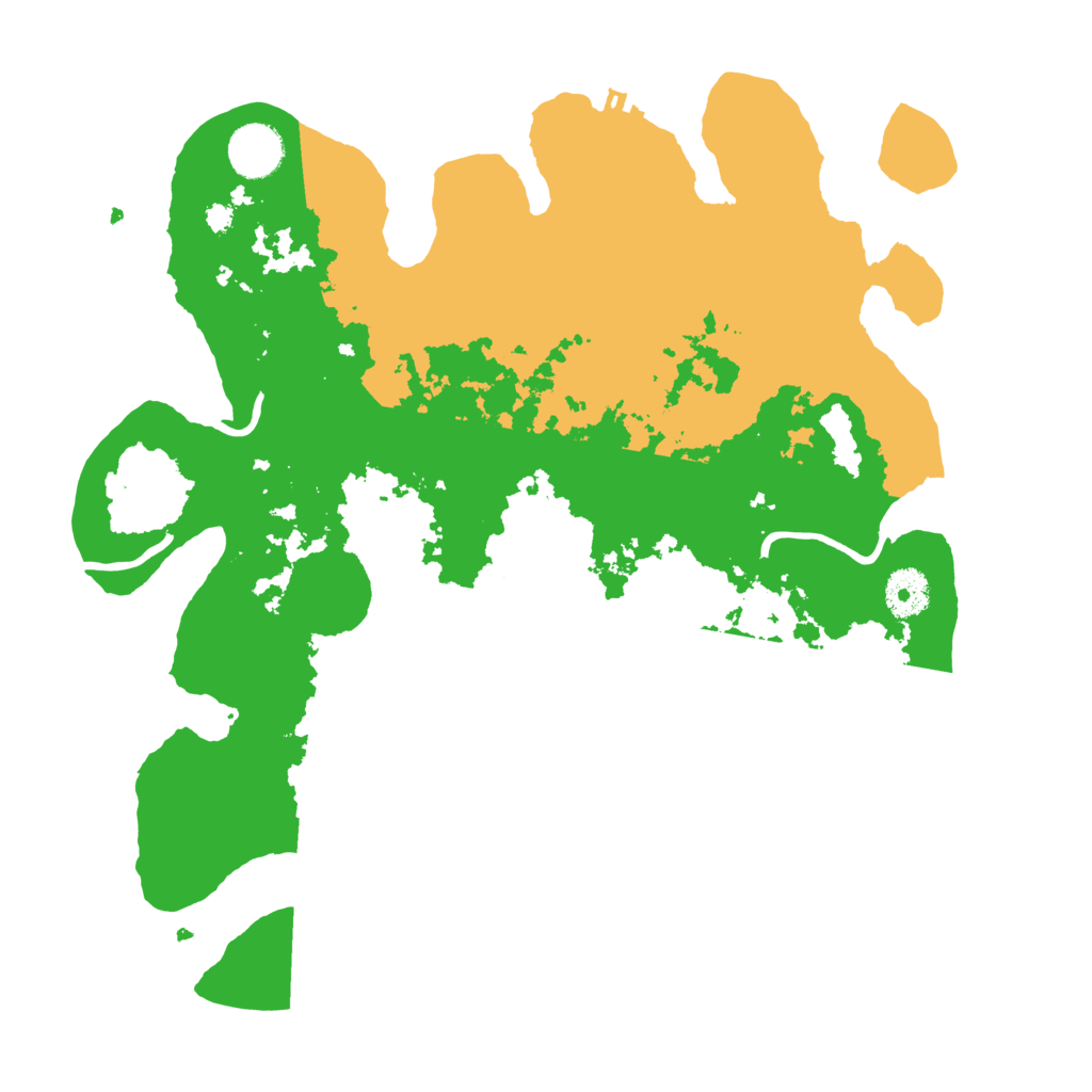 Biome Rust Map: Procedural Map, Size: 3500, Seed: 3031997