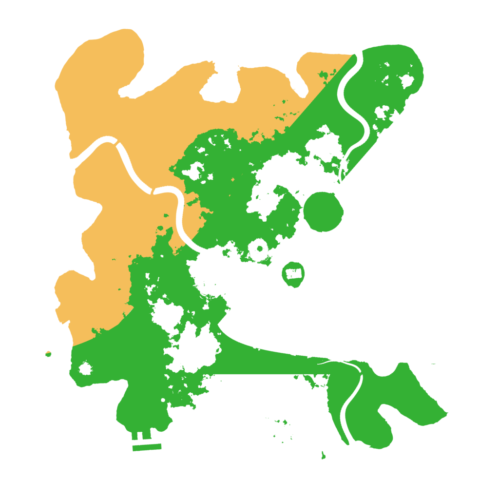 Biome Rust Map: Procedural Map, Size: 3500, Seed: 986473060