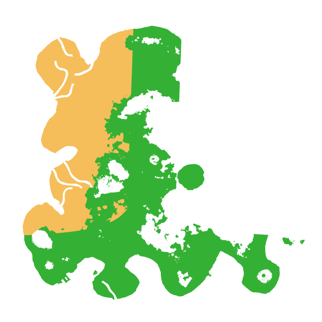 Biome Rust Map: Procedural Map, Size: 3500, Seed: 43210633