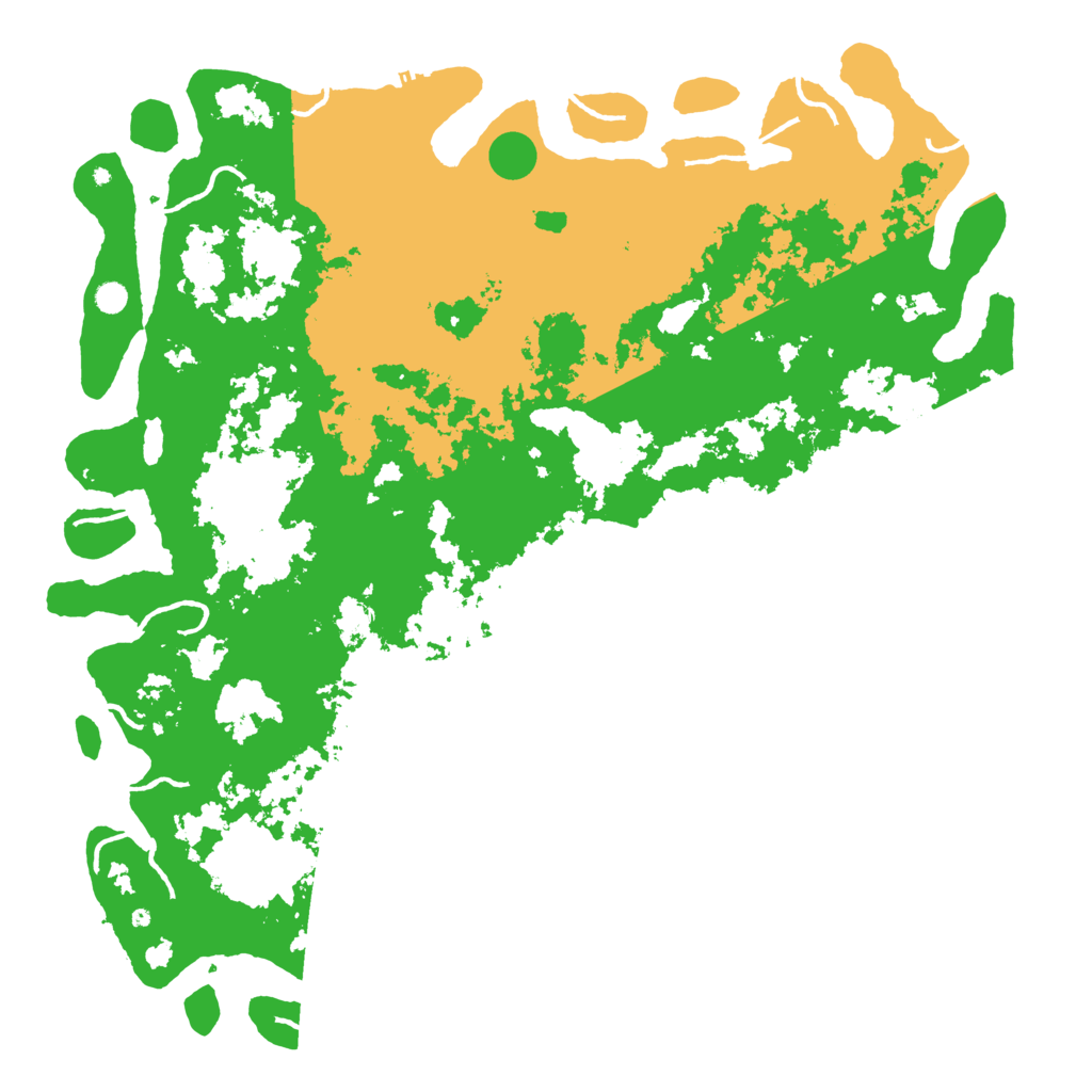 Biome Rust Map: Procedural Map, Size: 6000, Seed: 423542624