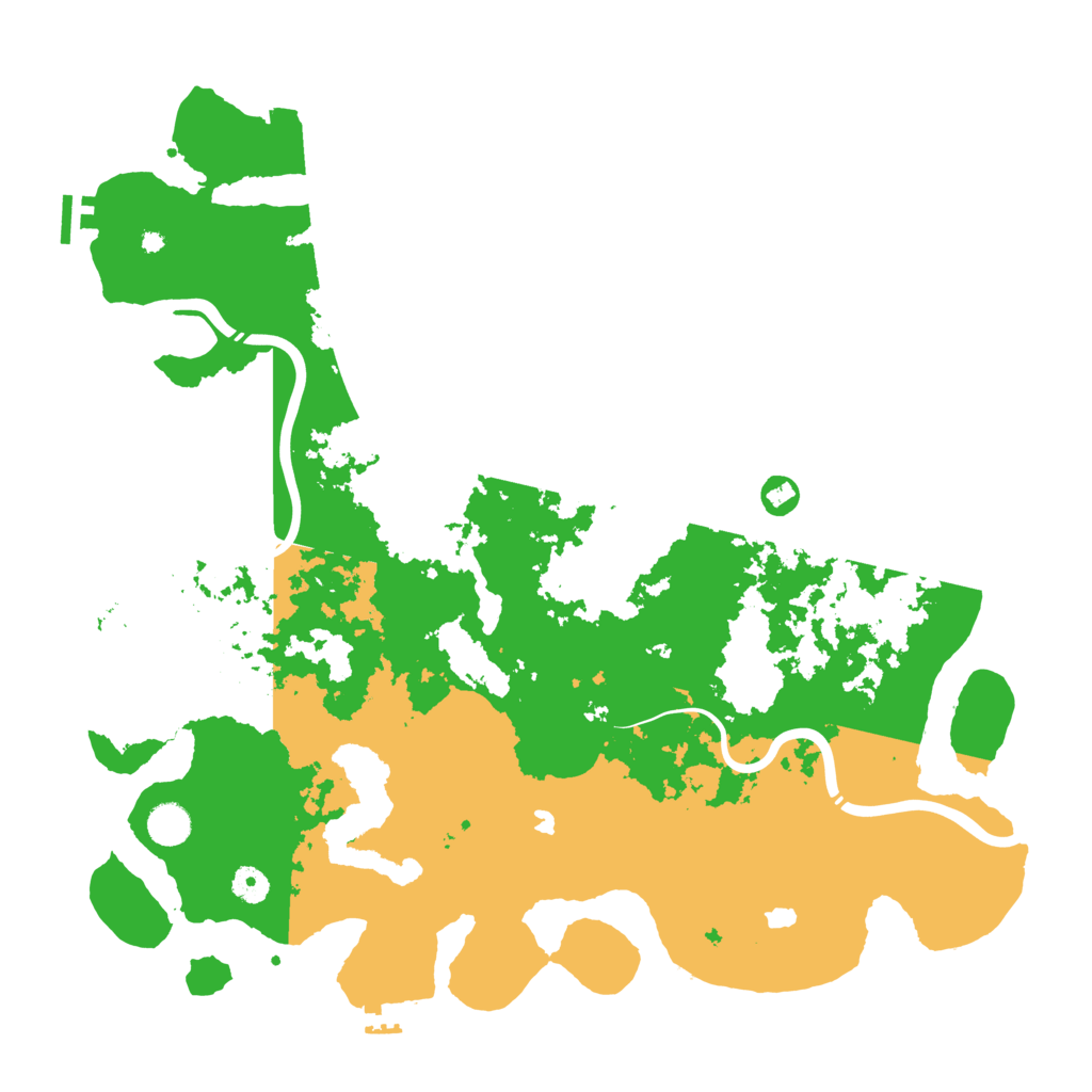 Biome Rust Map: Procedural Map, Size: 4500, Seed: 874472206