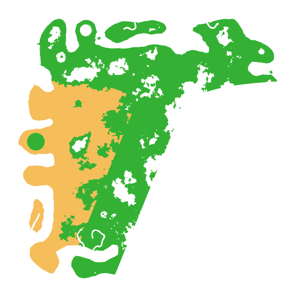 Biome Rust Map: Procedural Map, Size: 4500, Seed: 878807507