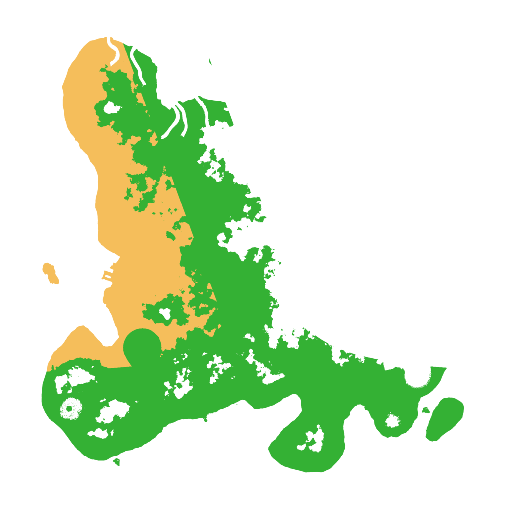 Biome Rust Map: Procedural Map, Size: 3500, Seed: 95052685