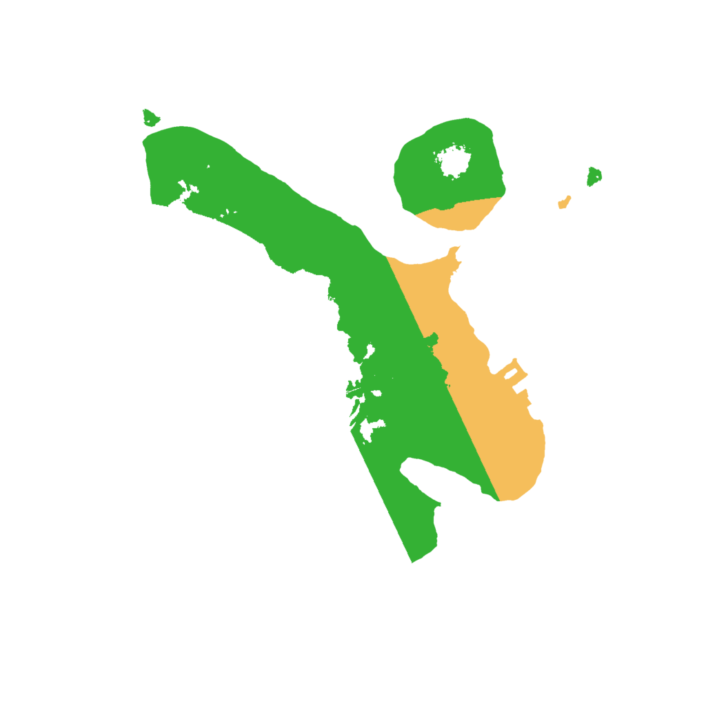 Biome Rust Map: Procedural Map, Size: 2000, Seed: 1639792358