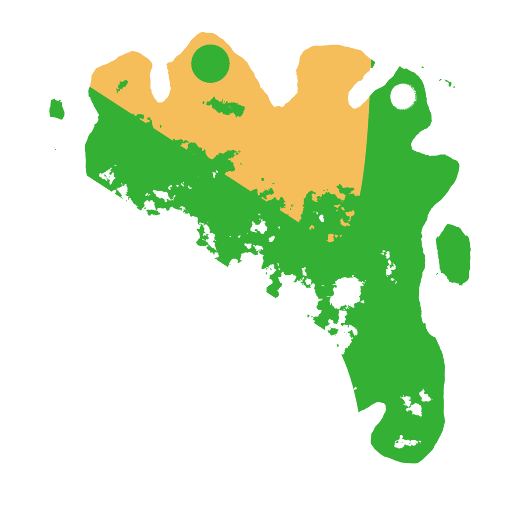 Biome Rust Map: Barren, Size: 3500, Seed: 20162271