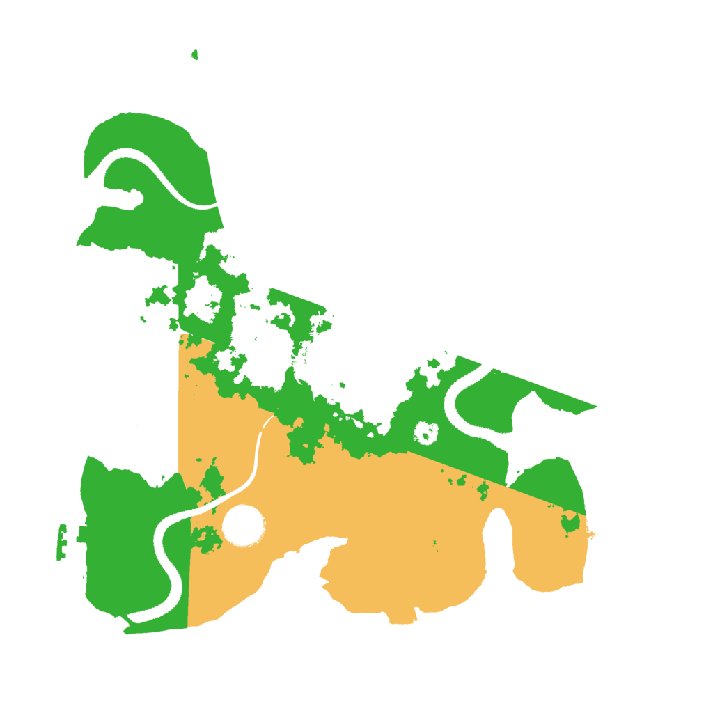 Biome Rust Map: Procedural Map, Size: 3000, Seed: 2101904276
