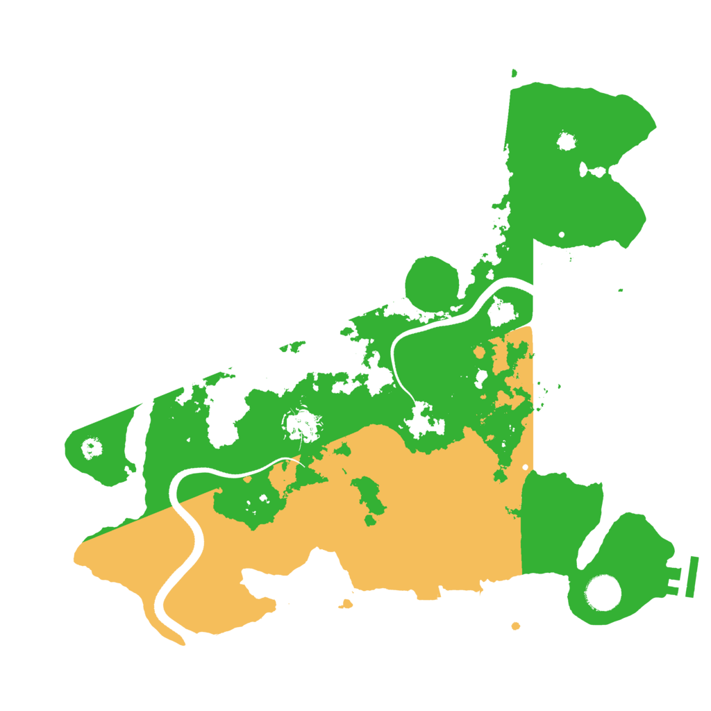 Biome Rust Map: Procedural Map, Size: 3500, Seed: 89121792