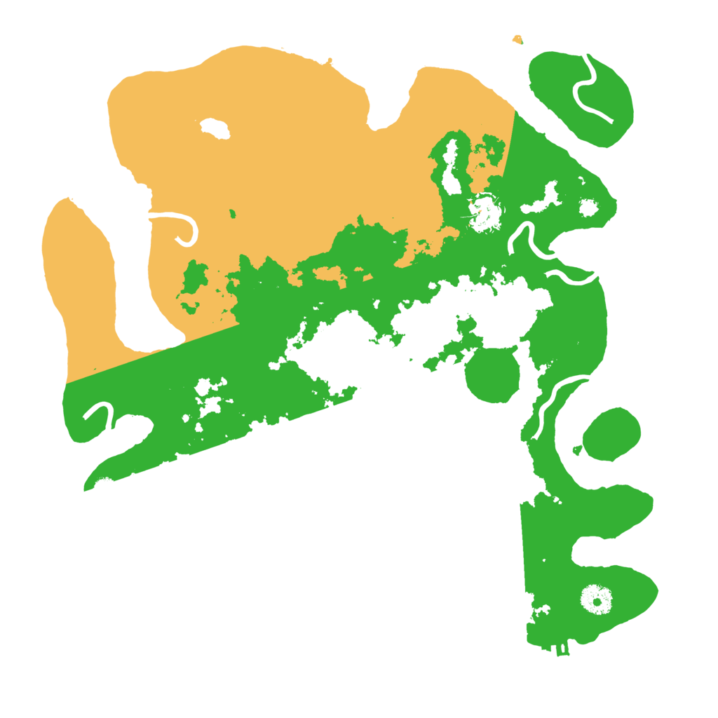 Biome Rust Map: Procedural Map, Size: 3500, Seed: 73882948