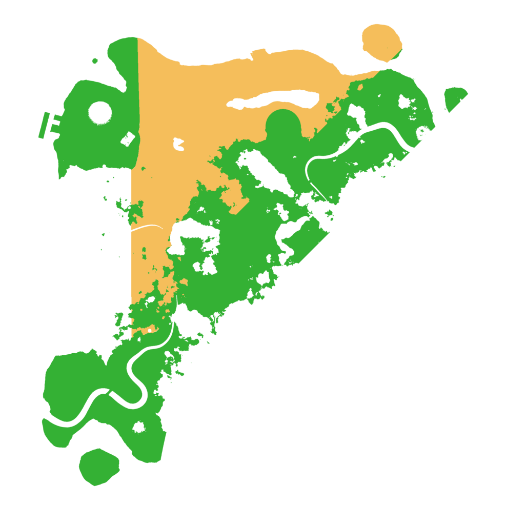 Biome Rust Map: Procedural Map, Size: 4000, Seed: 10671