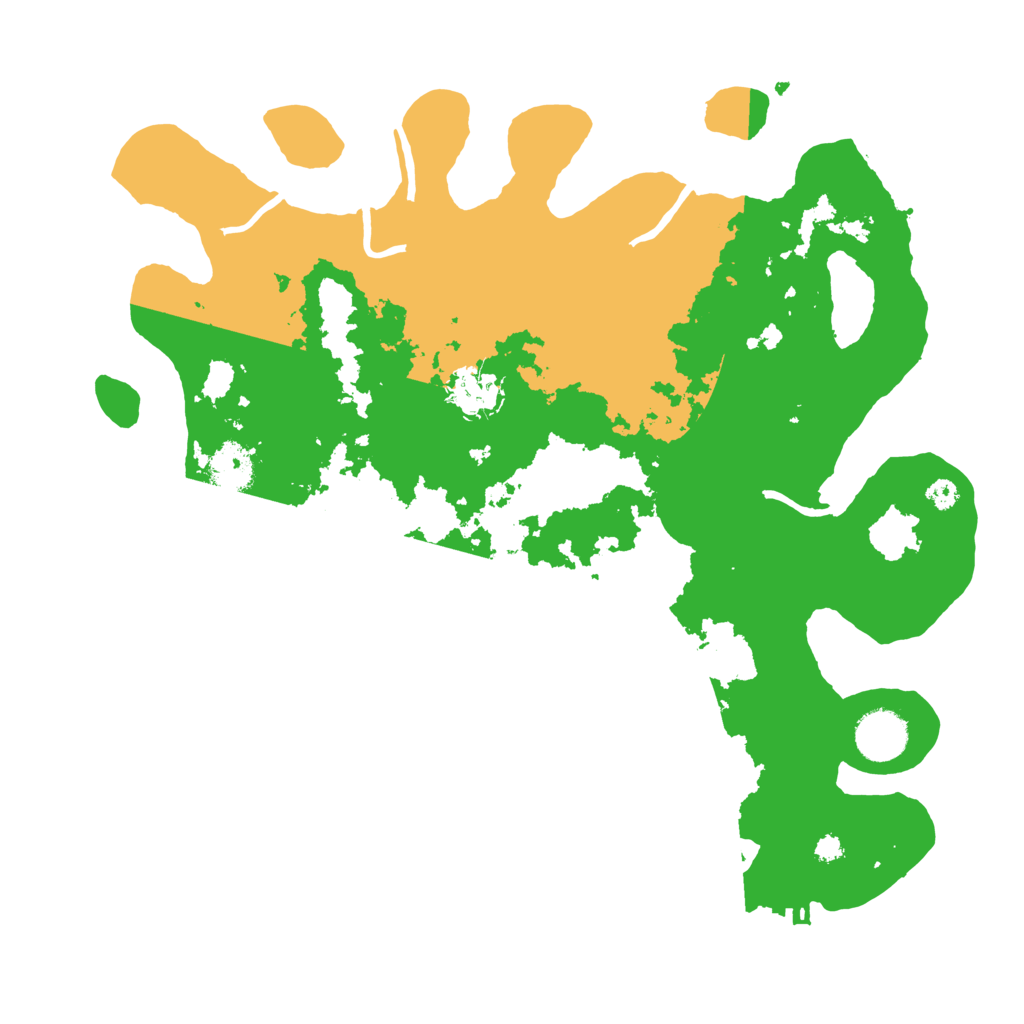 Biome Rust Map: Procedural Map, Size: 3500, Seed: 11180362