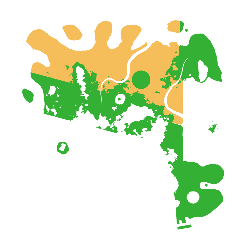 Biome Rust Map: Procedural Map, Size: 3500, Seed: 11180362