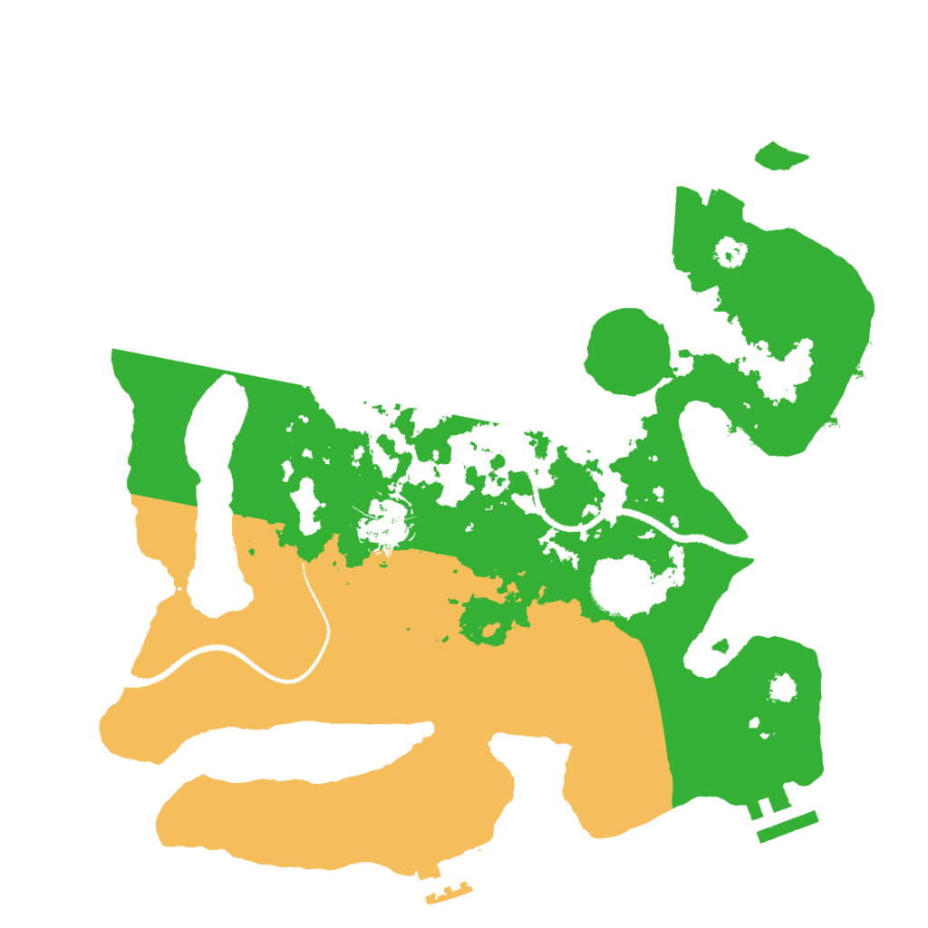 Biome Rust Map: Procedural Map, Size: 3000, Seed: 34861