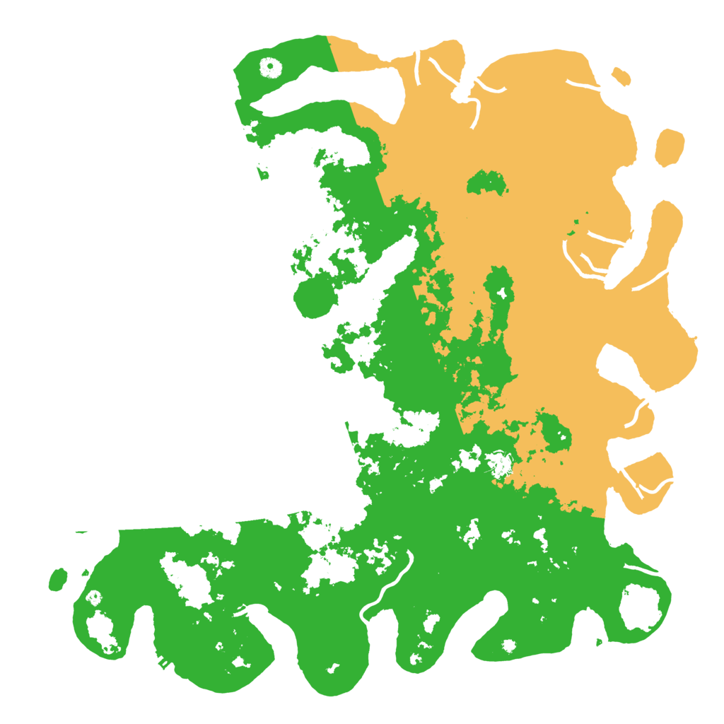 Biome Rust Map: Procedural Map, Size: 5000, Seed: 6738657