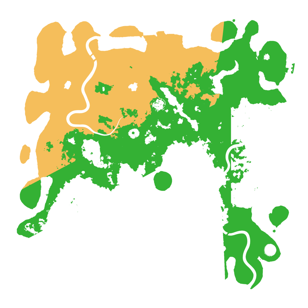 Biome Rust Map: Procedural Map, Size: 4500, Seed: 163490146