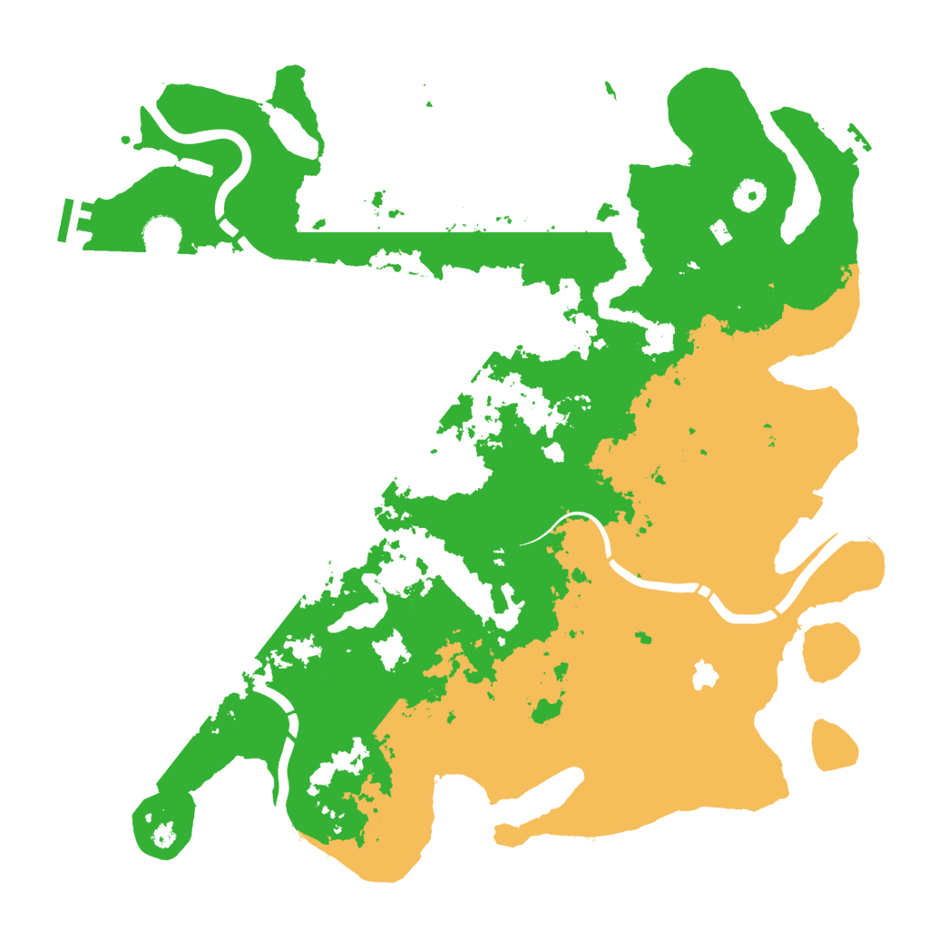 Biome Rust Map: Procedural Map, Size: 4300, Seed: 65785