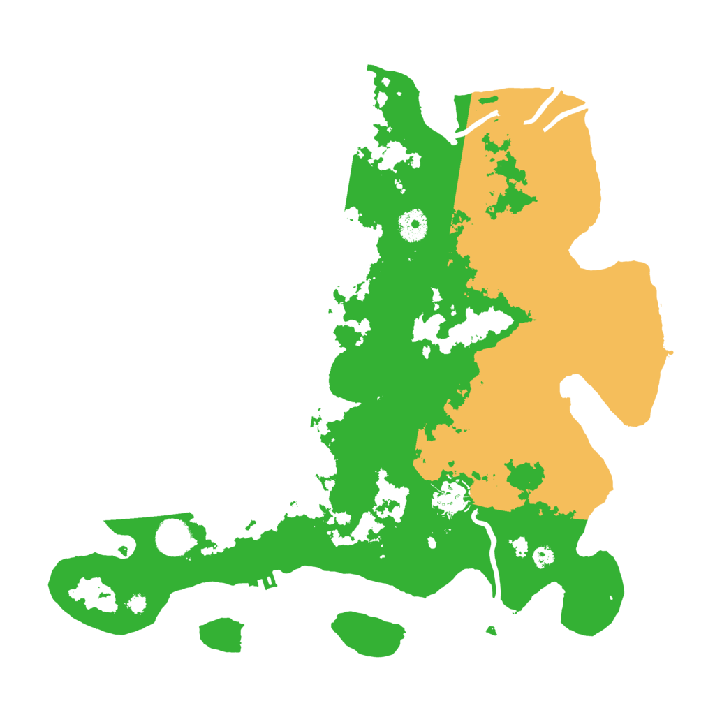 Biome Rust Map: Procedural Map, Size: 3500, Seed: 2023880674
