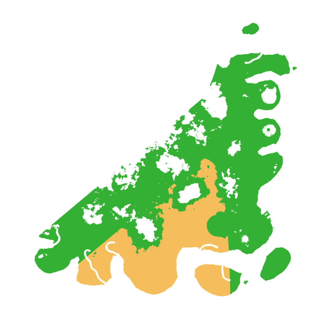 Biome Rust Map: Procedural Map, Size: 3800, Seed: 181893337